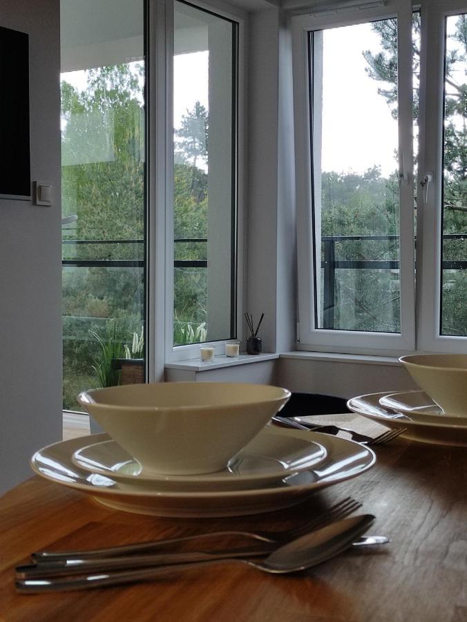 Appartement Enklawa Mielno Apartament Dwie Wody à Unieście Extérieur photo