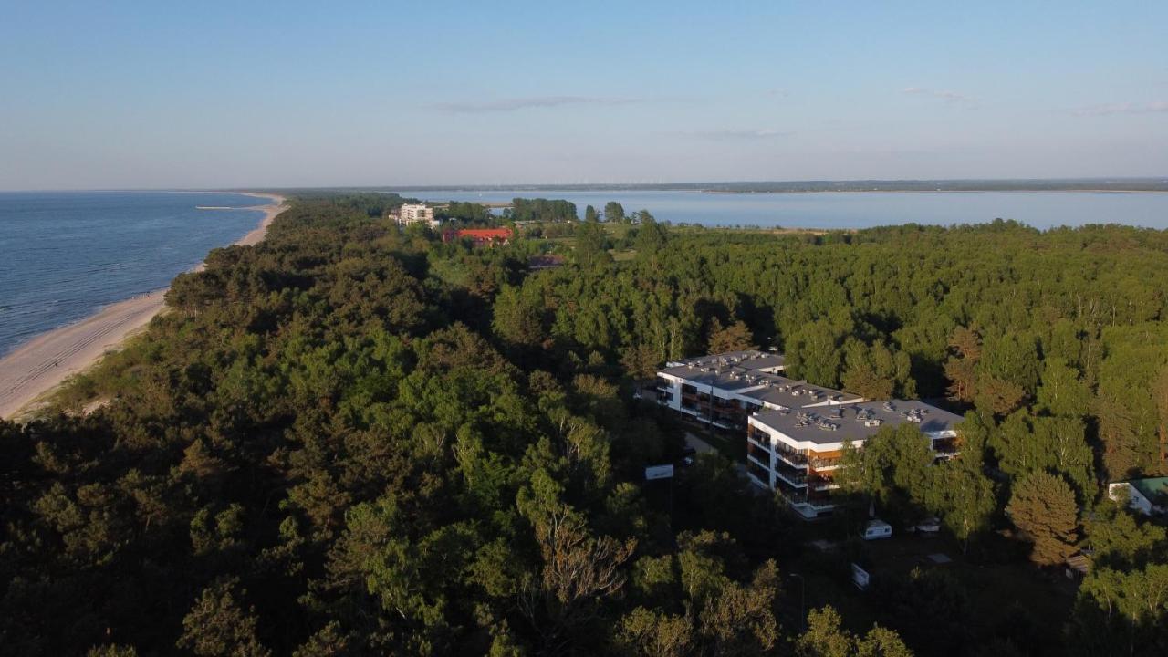 Appartement Enklawa Mielno Apartament Dwie Wody à Unieście Extérieur photo