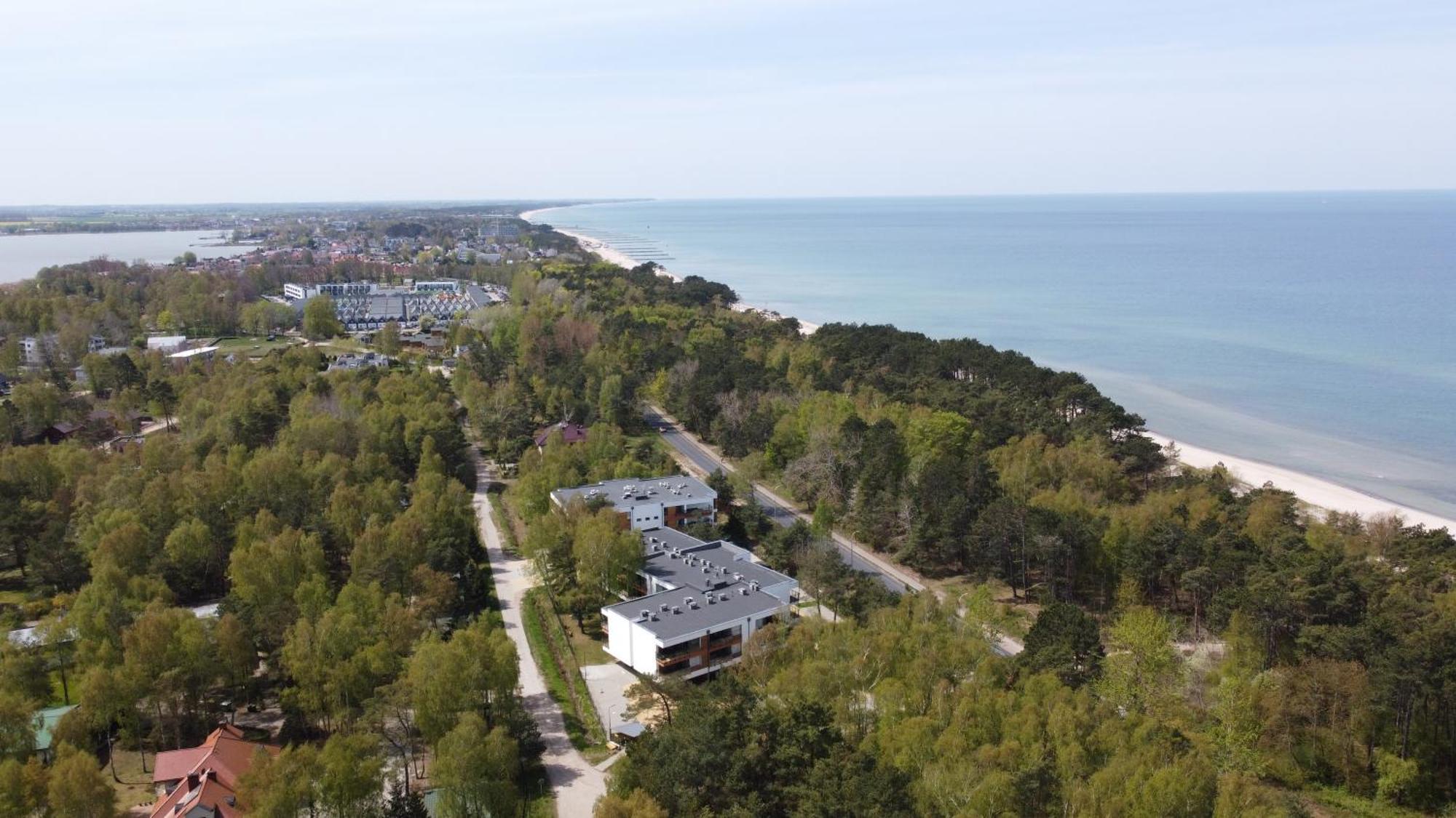 Appartement Enklawa Mielno Apartament Dwie Wody à Unieście Extérieur photo